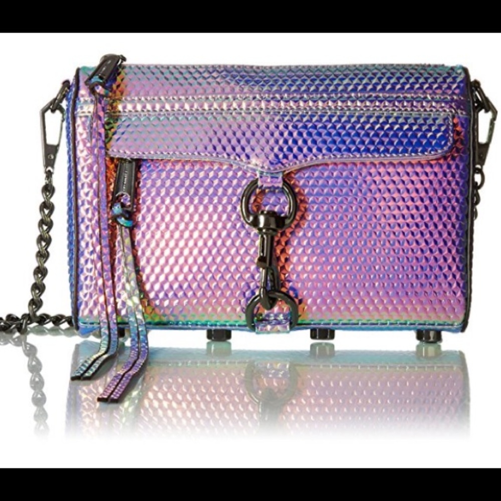 Rebecca Minkoff Holographic mini Mac bag